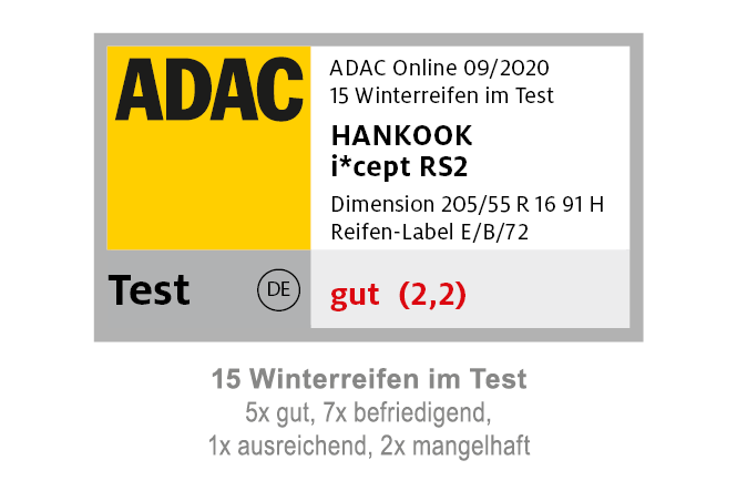 Hankook winter i*cept RS2 W452 - ADAC test