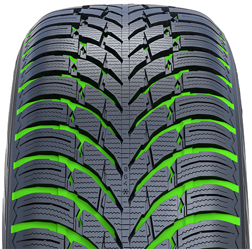 Nokian Wheatherproof - celoroční pneu - leštěné drážky