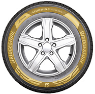 Bridgestone Duravis AllSeason - ochranné žebro bočnice