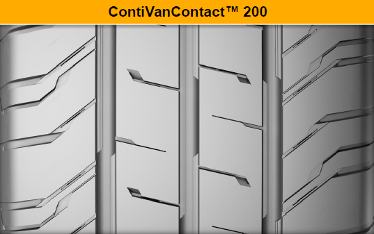 Continental ContiVanContact 200 - dezén pneumatiky