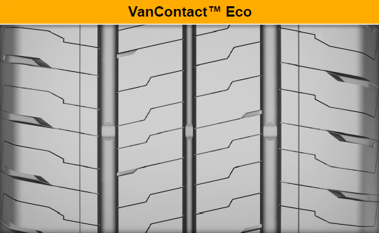 Continental VanContact Eco - dezén pneumatiky