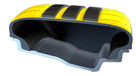 Goodyear Eagle F1 Super Sport - Inovativní kombinace směsi ve tvaru písmene „U“