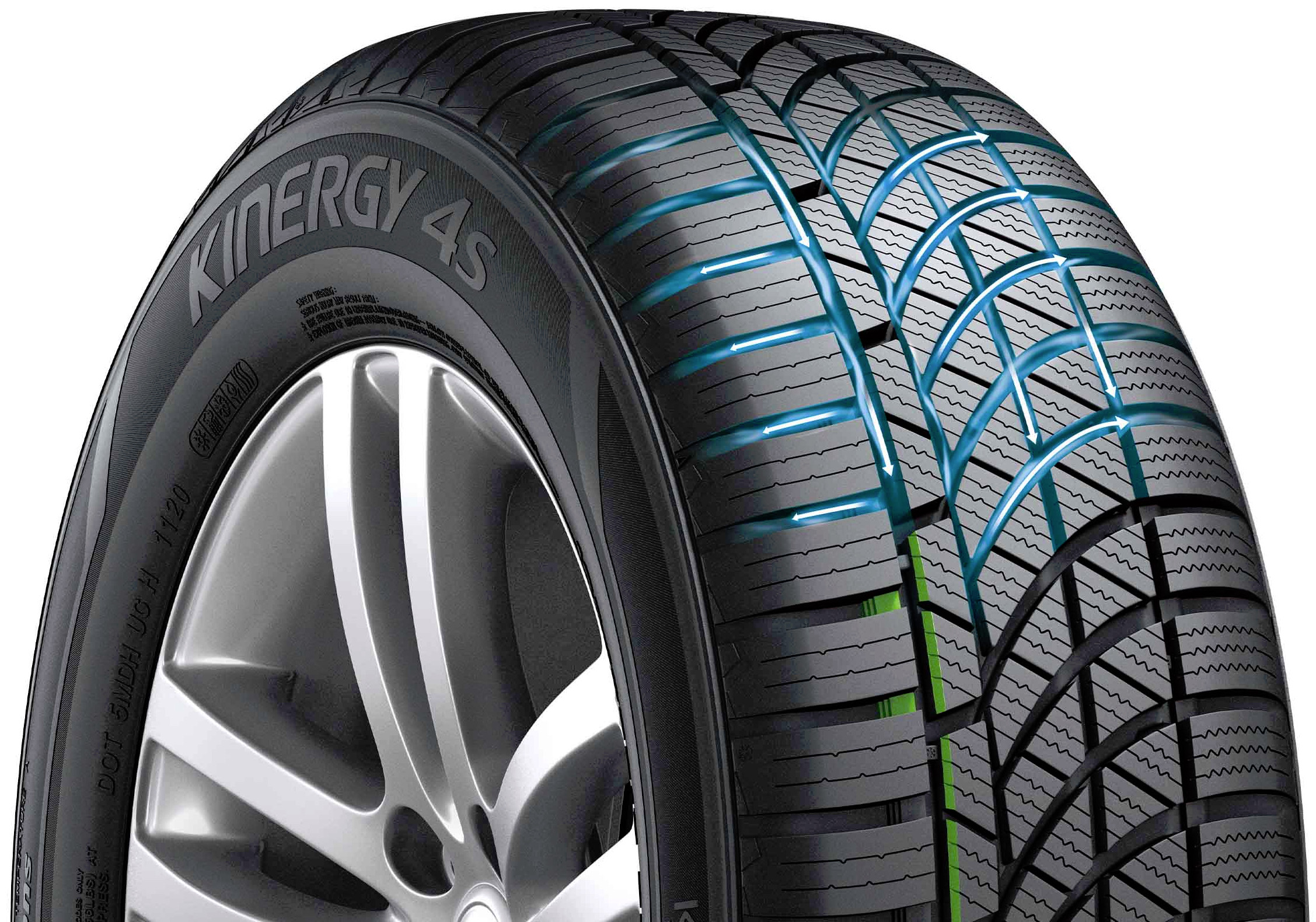 Hankook Kinergy 4S H740 - odvod vody Hankook Kinergy 4S H740 - odvod vody