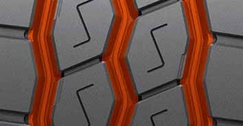 Hankook Smart Work AM11 - Klikatá trakční drážka.