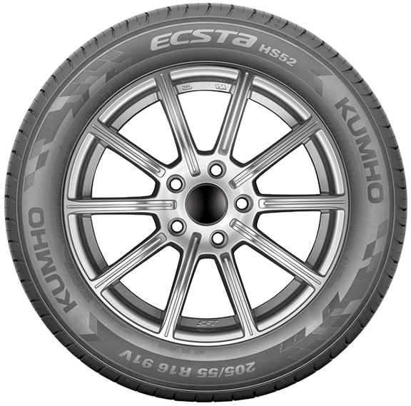 Kumho Ecsta HS52 - bočnice pneumatiky Kumho Ecsta HS52 - bočnice pneumatiky