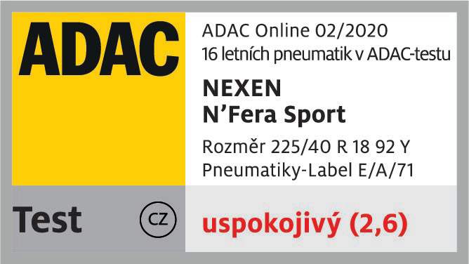 Nexen N Fera Sport - ADAC test