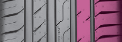 Nexen NFera Sport - popis dezénu - široký design vnějšího bloku