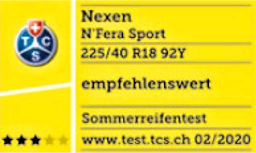 Nexen N Fera Sport - TCS test 2020