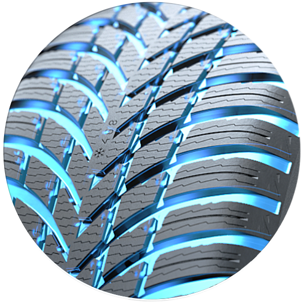 Nokian Tyres Snowproof 2  - odvod vody