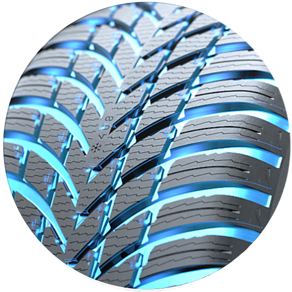 Nokian Tyres Snowproof 2  - odvod vody