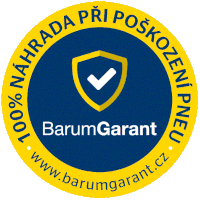Rozšířená záruka na pneumatiky Barum.
V případě neopravitelného poškození 
garantuje vrácení plné nákupní ceny.
pro více informací klikni