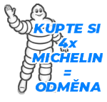 Kupte si 4x
pneu Michelin 
Odměna poukázka 1000Kč nebo 1750Kč
< klikni pro více info >